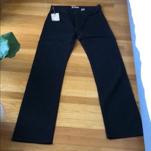 John Varvatos Black Authentic Fit Straight Leg Jeans